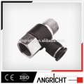A145 PHF Factory supply plastic cross type tube connector with zinc collar